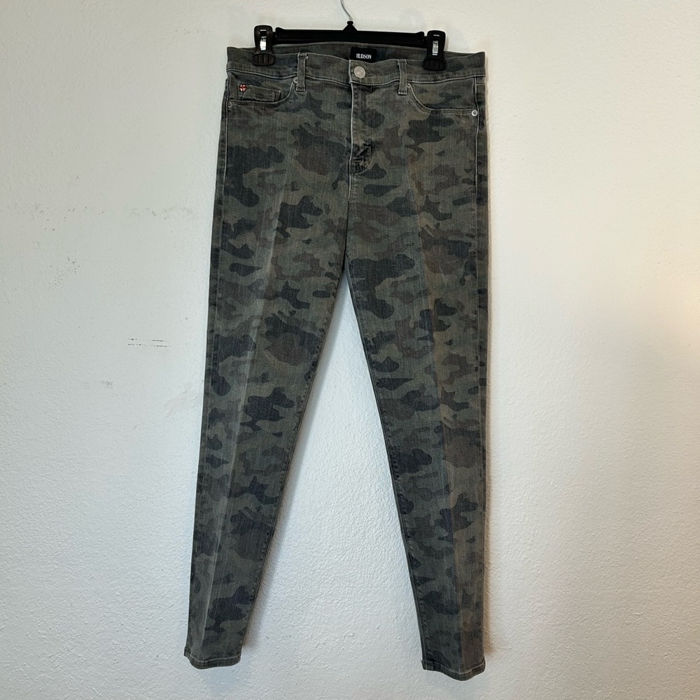 Hudson Jeans Green Camouflage Pants